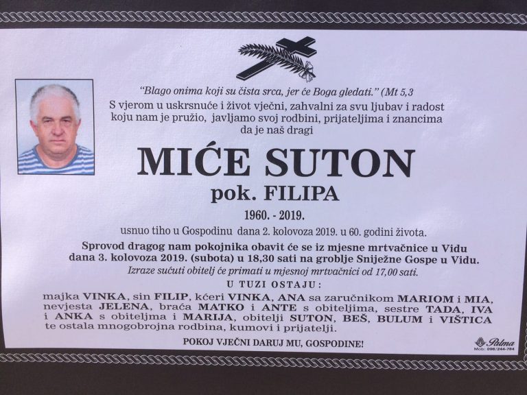 Tužna vijest