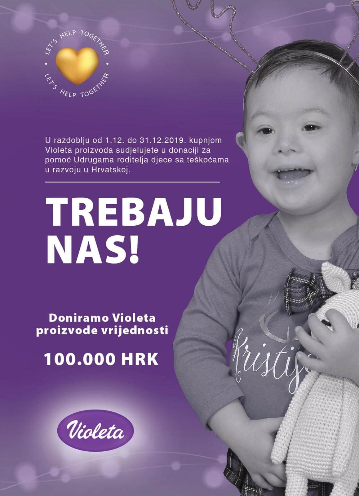 Violeta donira 100.000 kuna